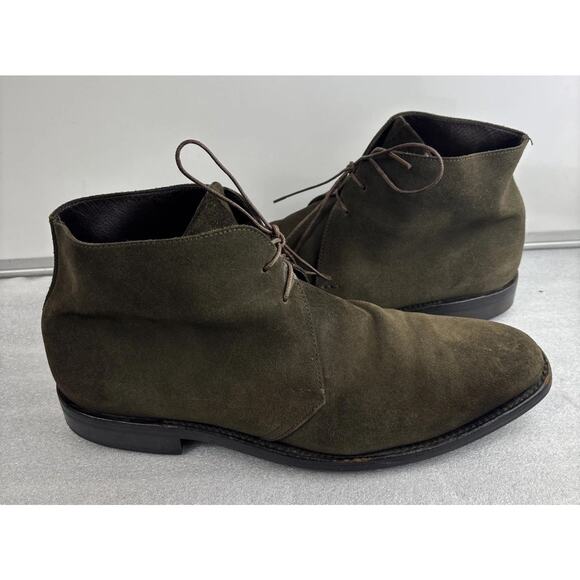 Heschung Mens Suede Leather Chukka Boots Size Uk 9.5 main image 9